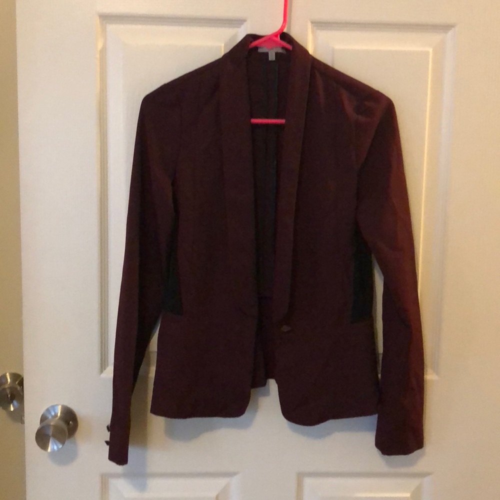 Maroon blazer